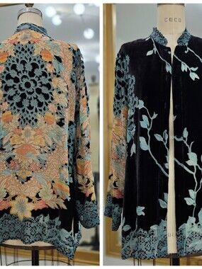 Vintage Velvet Burnout Tunic